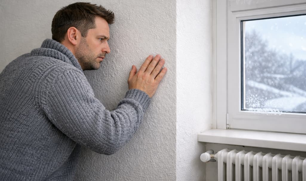 Dlaczego ściany „oddają zimno” mimo działającego ogrzewania