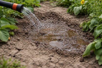 Dlaczego woda nie wsiąka w ziemię mimo regularnego podlewania